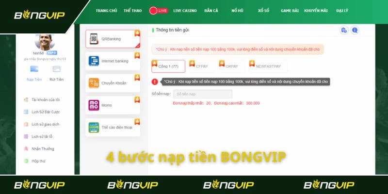 Nạp Tiền Bongvip Để Quá Trình Giải Trí Thêm Thú Vị Hơn